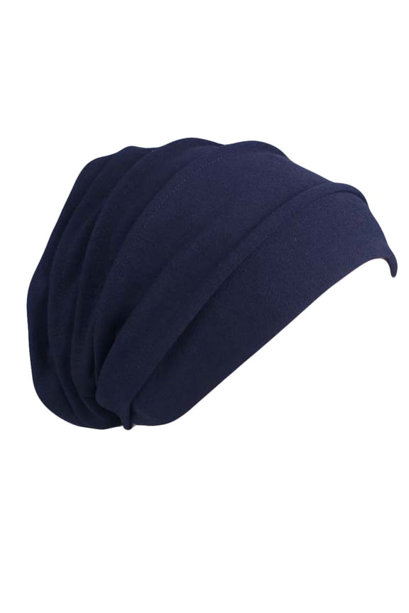 Unisex Cotton Sleep Cap Cancer Beanie Turban Hair Loss Chemo Hat Pleated