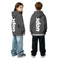 thumbnail image 1 of Shinyii Boys Pullover Hoodie Casual Letter Print Long Sleeve Sweatshirt, Grey, Sizes 2-12, 1 of 7