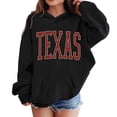 thumbnail image 1 of Shinyii Girl's Hoodie Kids Casual Sport Letter Print Hooded Sweatshirt, Black, Sizes 3-12, 1 of 3