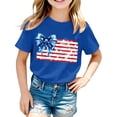 thumbnail image 1 of Shinyii Girls 4Th of July T-Shirt Casual Short Sleeve T Shirt Graphic Tee Top, Sizes 1-13, 1 of 3