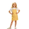 thumbnail image 1 of Shinyii Summer Girls Polka Dots Jumper Dress Casual Adjustable Pinafore Dress, Sizes 4-13, 1 of 6