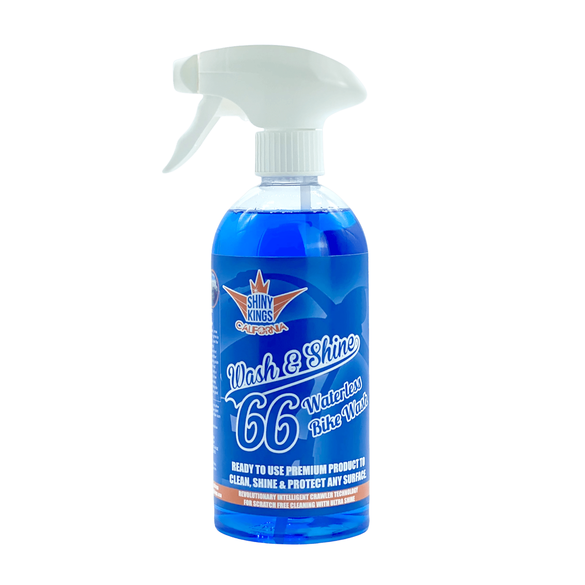 Shinykings Wash&Shine 66 Waterless Motorcycle Cleaner 16.9 fl.oz