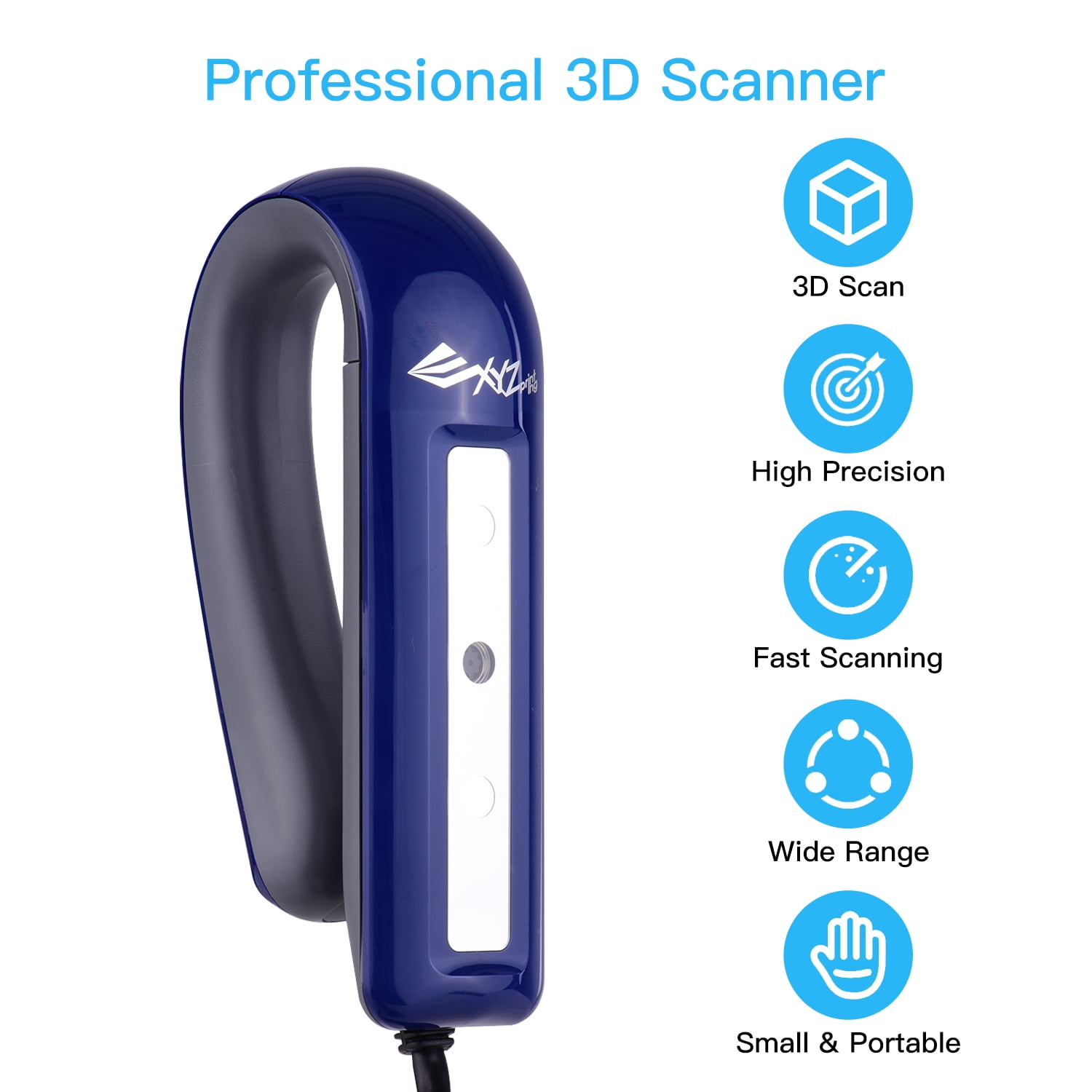 Shinysix 3D Scanner,3D 2.0 3D Scanner 3D Scanner Precise Compatible