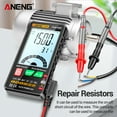 thumbnail image 1 of Shinysix ANENG 616 Smart Digital Multimeter with True RMS – Reliable Testing Tool for AC/DC Voltage & Current, 1 of 7