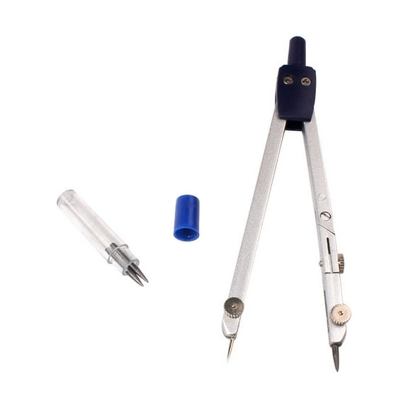 Shinysix Compass,Professional Metal Tools Office Stationery Supplies Metal Tools Lead Refill Student Math Student Math Office Refill Tools Lead Refill Metal Math Lead Refill Student