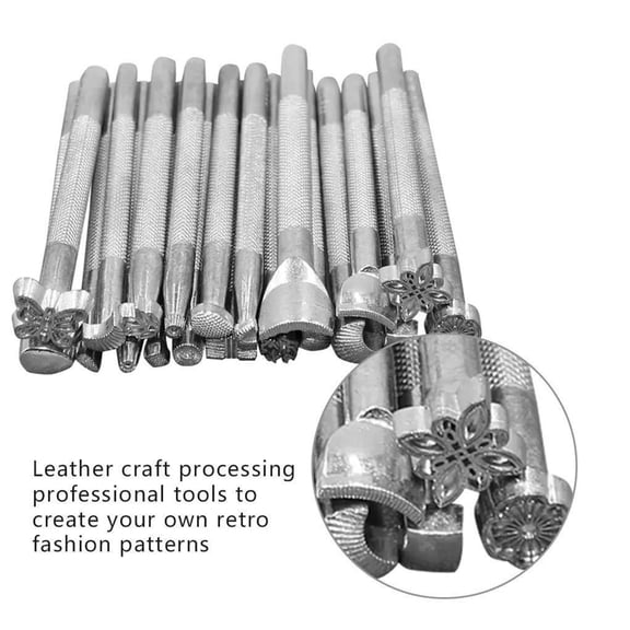 Shinysix Craft Leather Tool Set for Sewing Stiching Carving-59PCS DIY Hand Working Kit