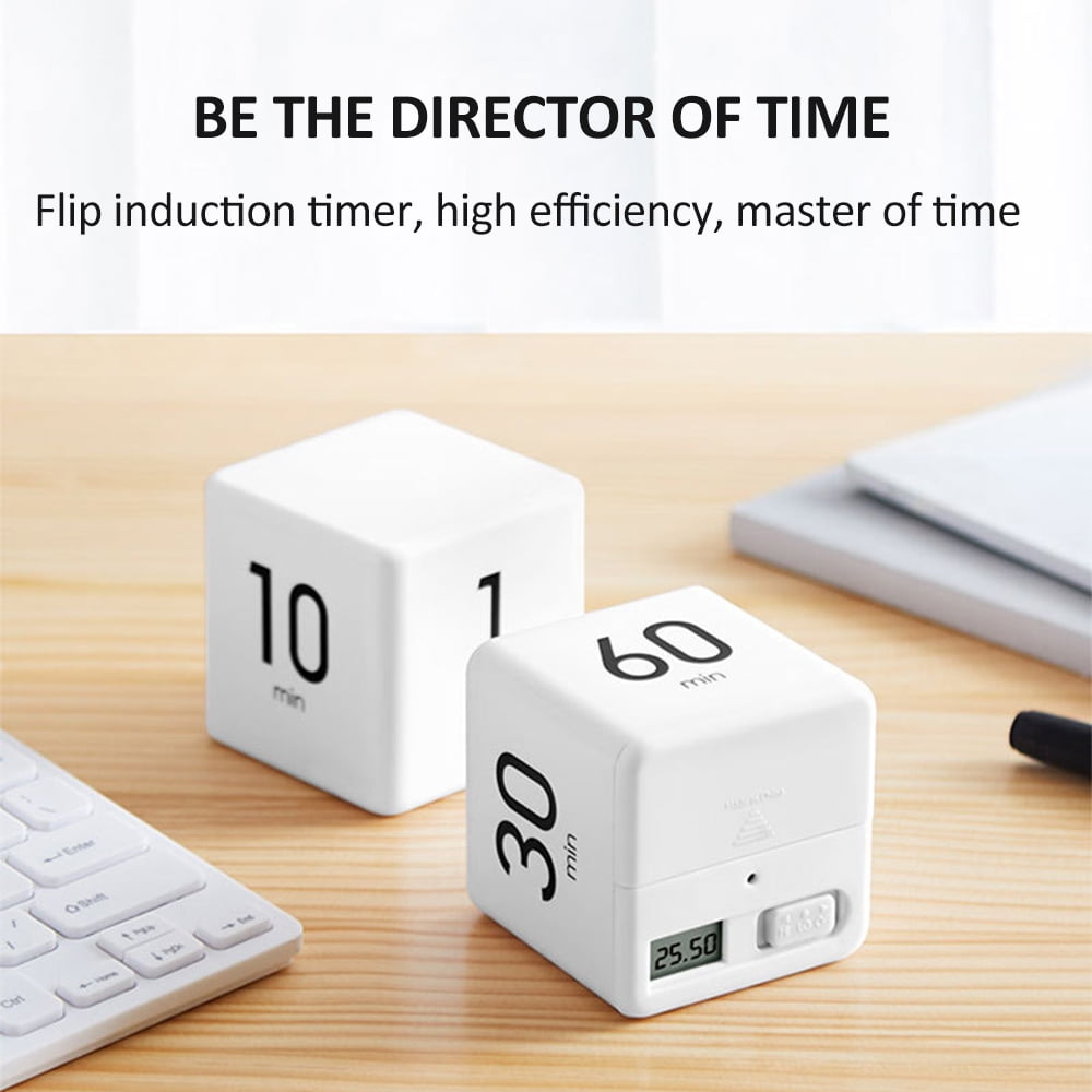 Shinysix cube timers time management and countdown flip timer 2 6 inch