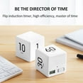 thumbnail image 1 of Shinysix Cube Timers Time Management and Countdown Flip Timer 2.6 Inch Kids Timer 15-20-30-60 Minutes for Studying Cooking Reading Exercise, 1 of 7