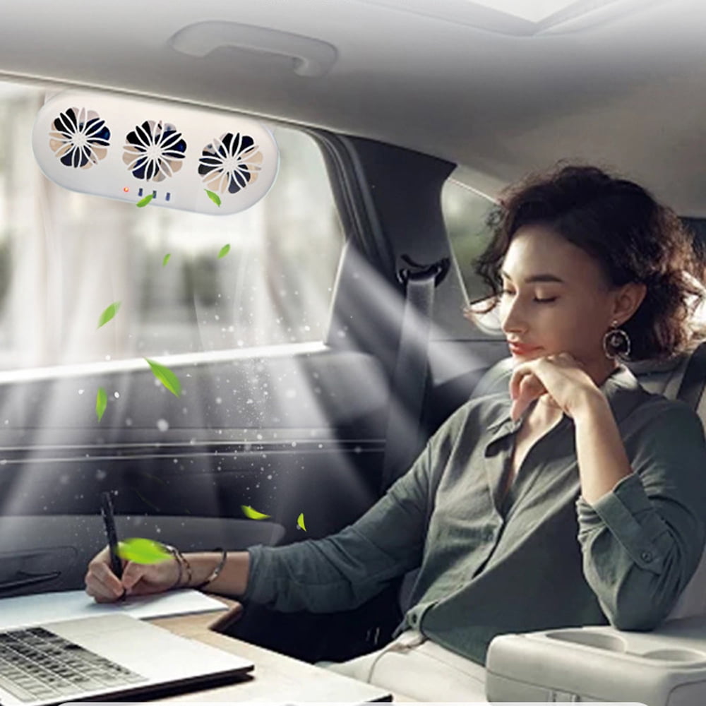 Shinysix Exhaust fan,Car Fan Vent Cooler Fan With Outlet Car Vent Fan Auto Fan Car Window Fan