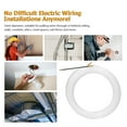 thumbnail image 1 of Shinysix Fish Tape Wire Puller Cable Pulling Tool, 15m ABS Wire Threader for Electrical Wires Running in Drywall Ceiling Conduit, 1 of 7