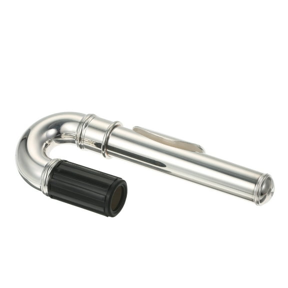 Shinysix Flute Head Joint,Flute Curved Head Head Joint Head Joint Musical Nickel-Plated Flute Curved Joint Musical Part Flute Curved Head Joint