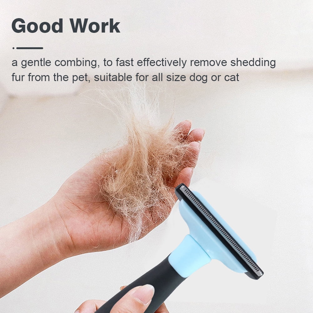 Shinysix Grooming BrushProfessional Deshedding Tool for Dogs and Cats