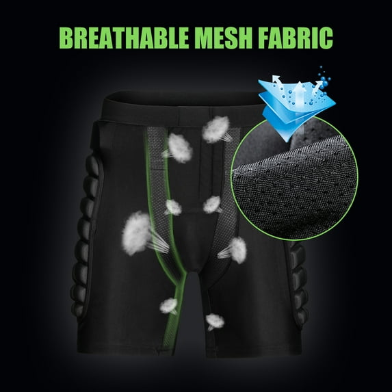 Shinysix Hip Protection Shorts,Padded Armor Hip Armor Hip Pad Hip Butt Padded Hip Butt Padded Armor
