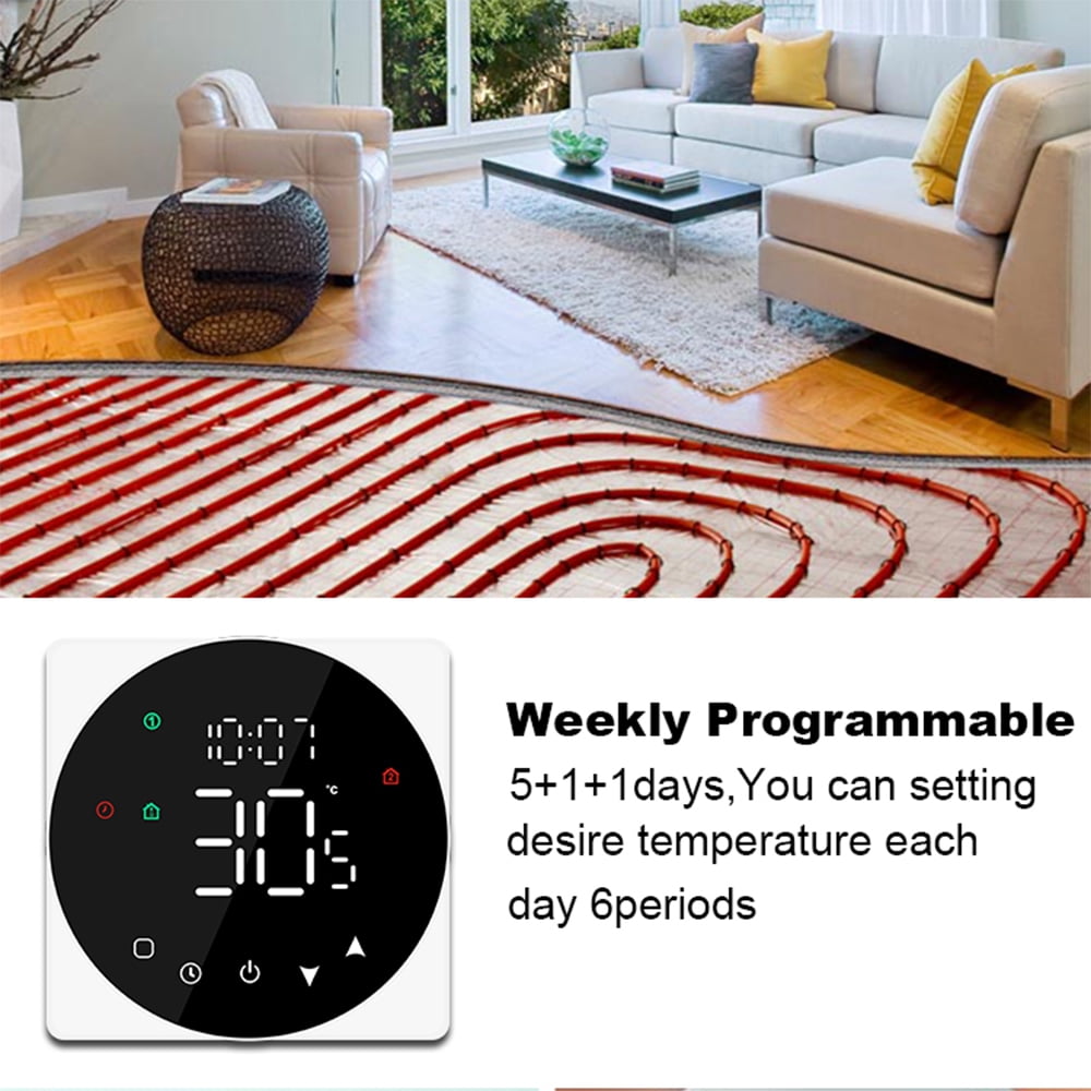 Shinysix LCD Display Smart Temperature Controller Thermostat for Water