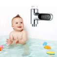 thumbnail image 1 of Shinysix LED Display Water Meter Digital Shower Thermometer Bathroom Accessory, High Accuracy Temperature Monitor for Shower/Bath, 1 of 7