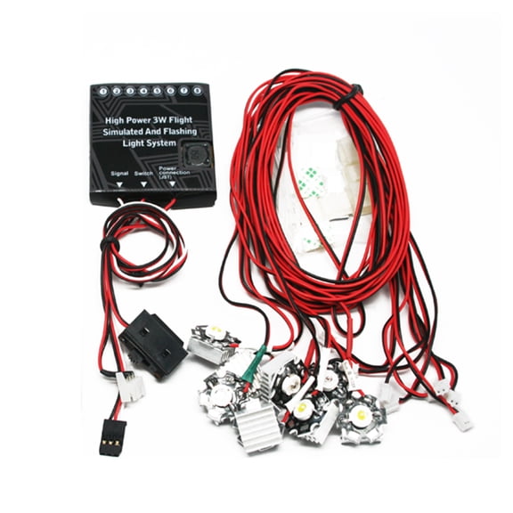 Shinysix LED Light,LED RC Airplane Aircraft LED RC Airplane Aircraft Power 3W LED 3W LED RC 3W