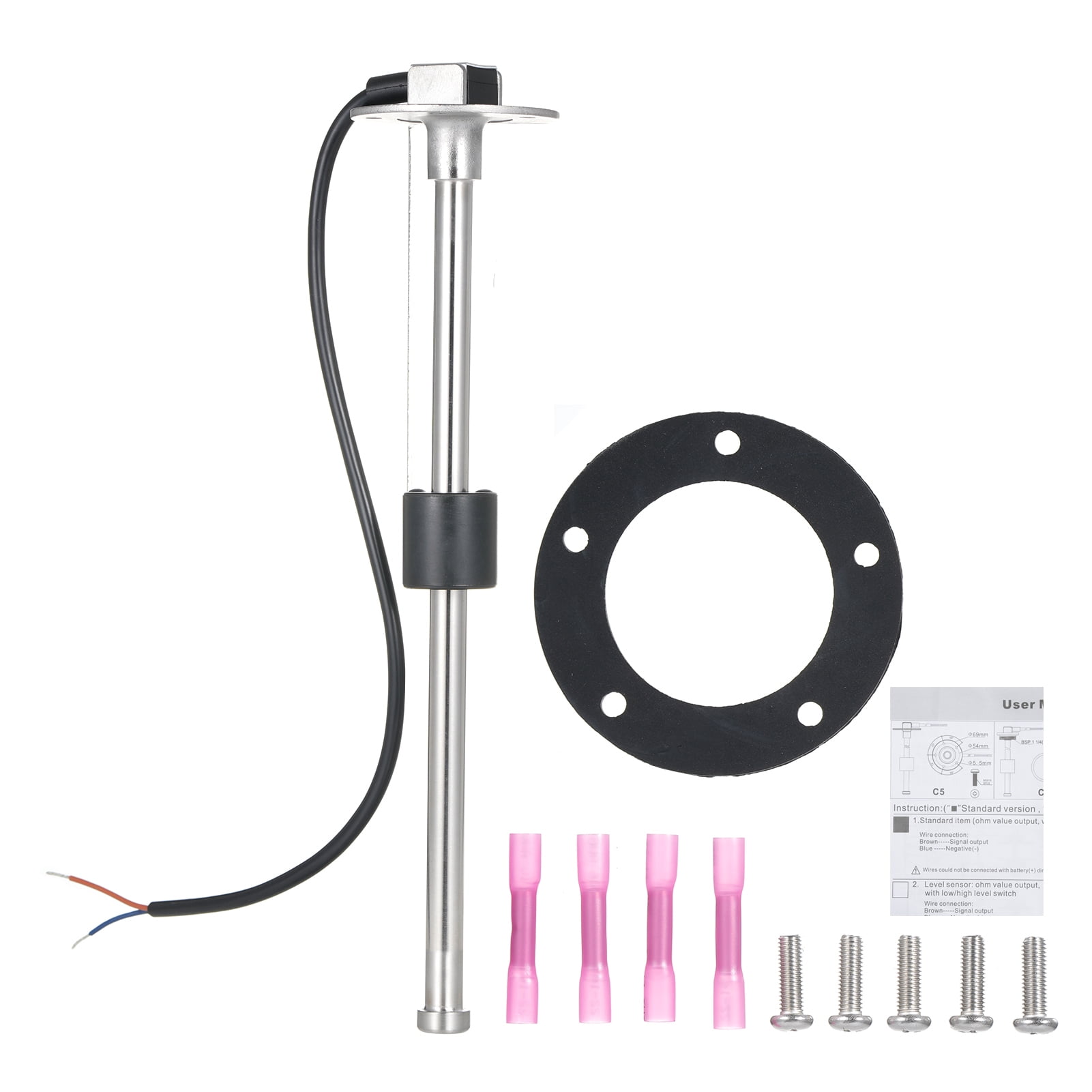 Shinysix Marine Fuel Sending Unit Boat Fuel Tank Sender,Fuel Water