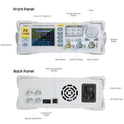 Shinysix Signal Generator, High Digital DDS Dual-channel Function Signal/Arbitrary Waveform, 60MHz Frequency Meter, Pulse Signal Source