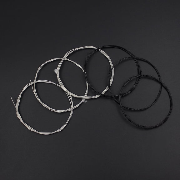 Shinysix Strings,Two Colors Normal Nylon 6pcs/Set (.028-.043) Nylon Normal Tension (.028-.043) Nylon Two Colors Normal Tension Nylon Two Colors