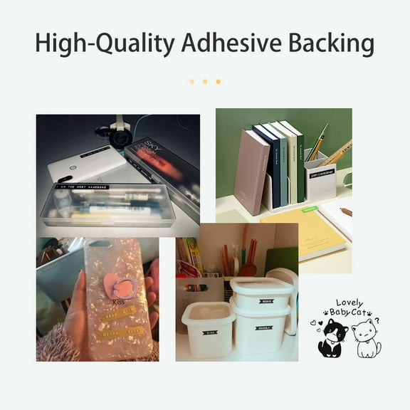 Shinysix Tape Label,Refills Manual Label Tape Refills Compatible With Dymo 12813/12814/1610/1540/1535/1575/17266 Compatible With Dymo Label Maker Refills Label Tape Refills 5 Label Maker