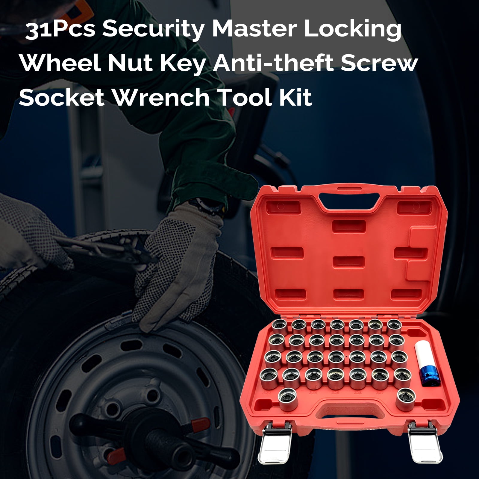 Shinysix The sleeve,Socket Wrench ToolMaster Wheel Kit Mercedes Benz