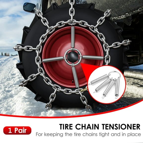 Shinysix Tire Chain Tensioner for Garden Tractors-Ensures Tight Grip in Snowy Conditions