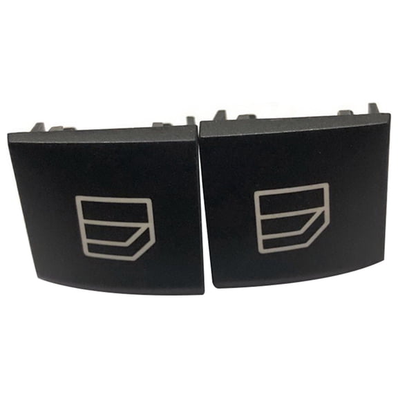 Shinysix Window Switch Button Cap,Window Switch Button B W245 ML Cap 2Pcs Driver Window Driver Window Switch Switch Button Cap Button Cap Cover W245 ML R