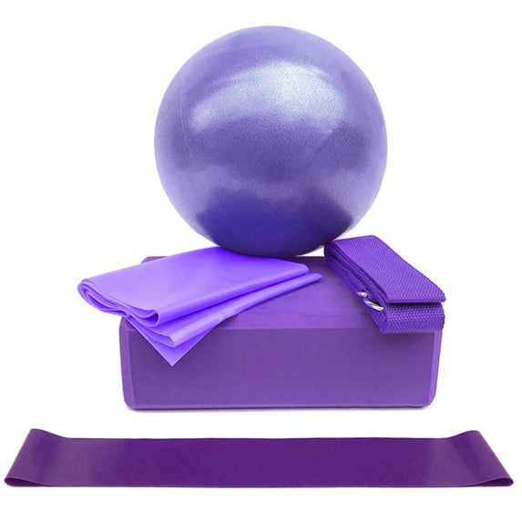 Shinysix Yoga Block,Set Include Ball Resistance Loop Band Loop Band Band Band 5pcs Equipment Set Set Equipment Set Include Blocks Resistance Loop Include Ball Blocks Equipment Set
