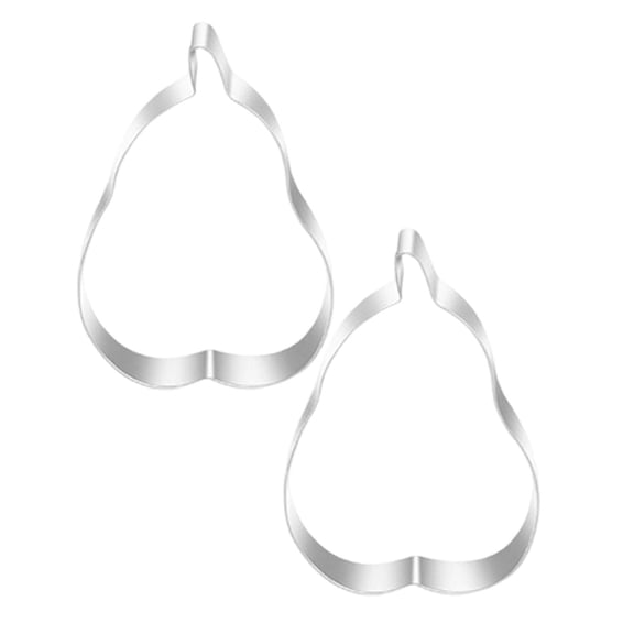 Shiogb 2 Pcs Cookie Cutter – Fruit Shapes for Baking, Durable Metal Cutters for Cookies Pastries, DIY Kitchen Baking Tools, E