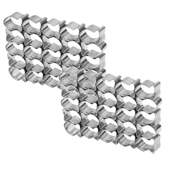Shiogb 2 Pcs!! Stainless Fish Cracker Cutter, Mini Goldfish Shapes Molds for Cookie,Non-Stick Dough, Stainless Steels Cookie Cutters for Baking, Grey