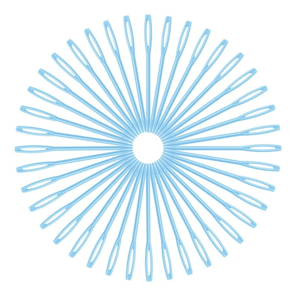 Shiogb 7cm Colored Plastic Needles, Sweater Sewing Needles, Sewing Needles, Woolen Yarn Needles 100/Pack E, 7cm Colored Plastic Needle Sweater Sewing Needle Sewing Needle Wool Yarn Needle 100/Pack