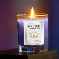 Shiogb Candle Purple Candle Sicilian Lemon Scented Classic 22Oz Large Jar Single Wick Candle Burns Over 110 Hours, Save Up To 30% Autumn Sale!