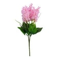 thumbnail image 1 of Shiogb Christmas Mega Sale, Artificial Hyacinth Home Decor Pink, Artificial Flowers Bouquets Wisteria Hyacinth Fake Bulk for Vase Home Decor Indoors Outdoors Garden Hotel Party Wedding Mock, 1 of 4