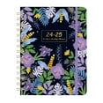 Shiogb Clearance （1X Notebook Coil Planner） Notebook, Violet Flowers Bloom, 2025 Planner, Weekly