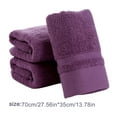 thumbnail image 1 of Shiogb Clearance Cotton Hand Towels Bathroom Hand Towels Set Ultra Soft and Highly Absorbent Towel For Bath Hand Face Gym and Spa Purple, Thick Cotton Towel Gray 9.8X5.9X1.6 Inches, 1X Towel, 1 of 3