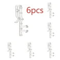 thumbnail image 1 of Shiogb Hot Sale! Blind Clips Clear Plastic Retainer Clips Blind Window Clips Hidden Clips Window Blind Clips for Window Blinds, Curtain Positioning Clip, 1 of 10