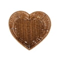 thumbnail image 1 of Shiogb Heart Shaped Rattan Storage Basket, Decorative & Snack Bowl Tabletop Organizer, Small Wicker Basket for Trinkets Remote Keys, Farmhouse Decor, 1 of 4