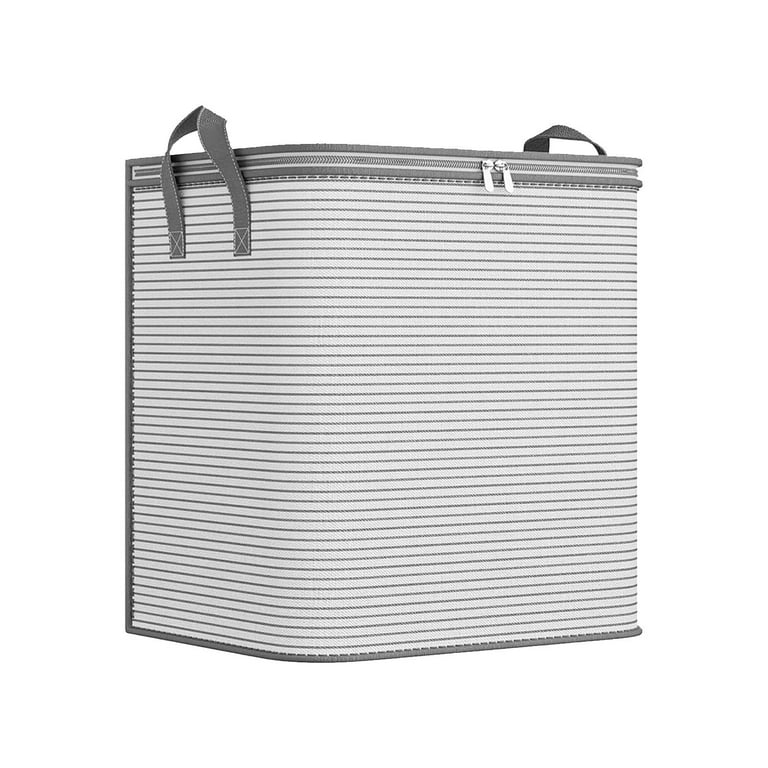 Shiogb Heavy Duty Storage with Reinforced Handles Extra Large Storage Bags for Clothes Comforter Storage Tote Bag Blanket Storage Bags with Zipper Thickened Double Zipper for Space Saving Walmart