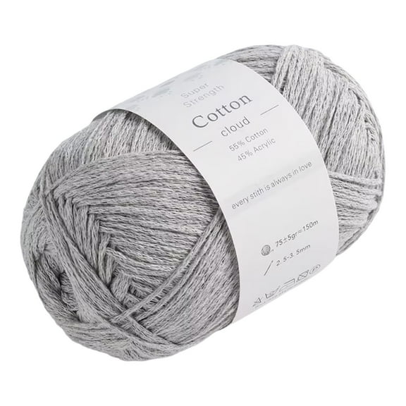 Shiogb Hot Sale! Cotton To the Core Cotton Yarn for Crocheting Up To Eight Colors To Choose From, 1Mm Hollow Cotton Thread