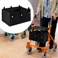 thumbnail image 1 of Shiogb Hot Sale! Large Rollator Basket Foldable Cloth Under Seat Rollator Bag Basket Carry Insert Travel Activities,Large Rollator Walker Basket Foldable Oxford Cloth Under Seat, 1 of 7