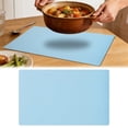 thumbnail image 1 of Shiogb Silicone Mats for Kitchen Counter Non-Slip Large Countertop Protector Mat, Heat Resistant Silicone Craft Mat, Silicone Placemat for Dining, Light Blue, 1 of 9