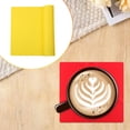 thumbnail image 1 of Shiogb Silicone Mats for Kitchen Counter Non-Slip Large Countertop Protector Mat, Heat Mat Silicone Craft Mat, 9x9cm Silicone Placemat, Yellow, 1 of 9