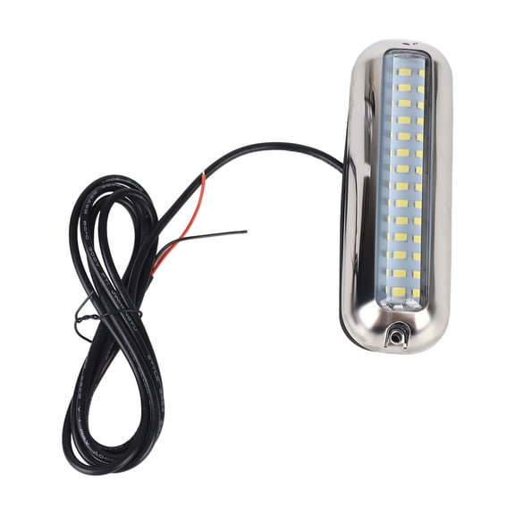 Ship 2pcs IP68 Water Resistant Underwater Light Stainless Steel Ship Beam Light LED Pontoon Boat Transom Light
