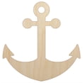thumbnail image 1 of Ship Anchor Nautical Wood Shape Unfinished Piece Cutout Craft DIY Projects - 4.70 Inch Size - 1/8 Inch Thick, 1 of 7
