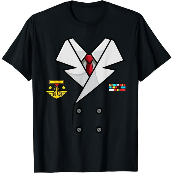 Ship Captain Sailor Easy Funny Halloween Costume Cosplay T-Shirt mens t shirt，black，women，funny，misfits，men，journey，t-shirt