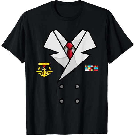 Ship Captain Sailor Easy Funny Halloween Costume Cosplay T-Shirt mens t shirt,black,women,funny,misfits,men,journey,t-shirt