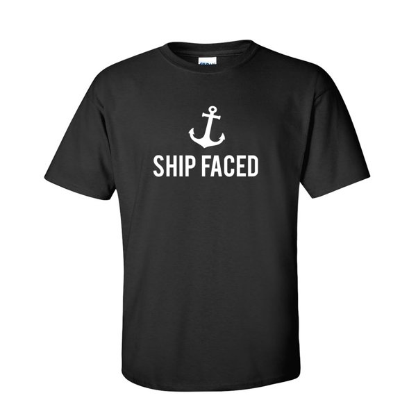 Ship Faced Adult Short Sleeve T-shirt