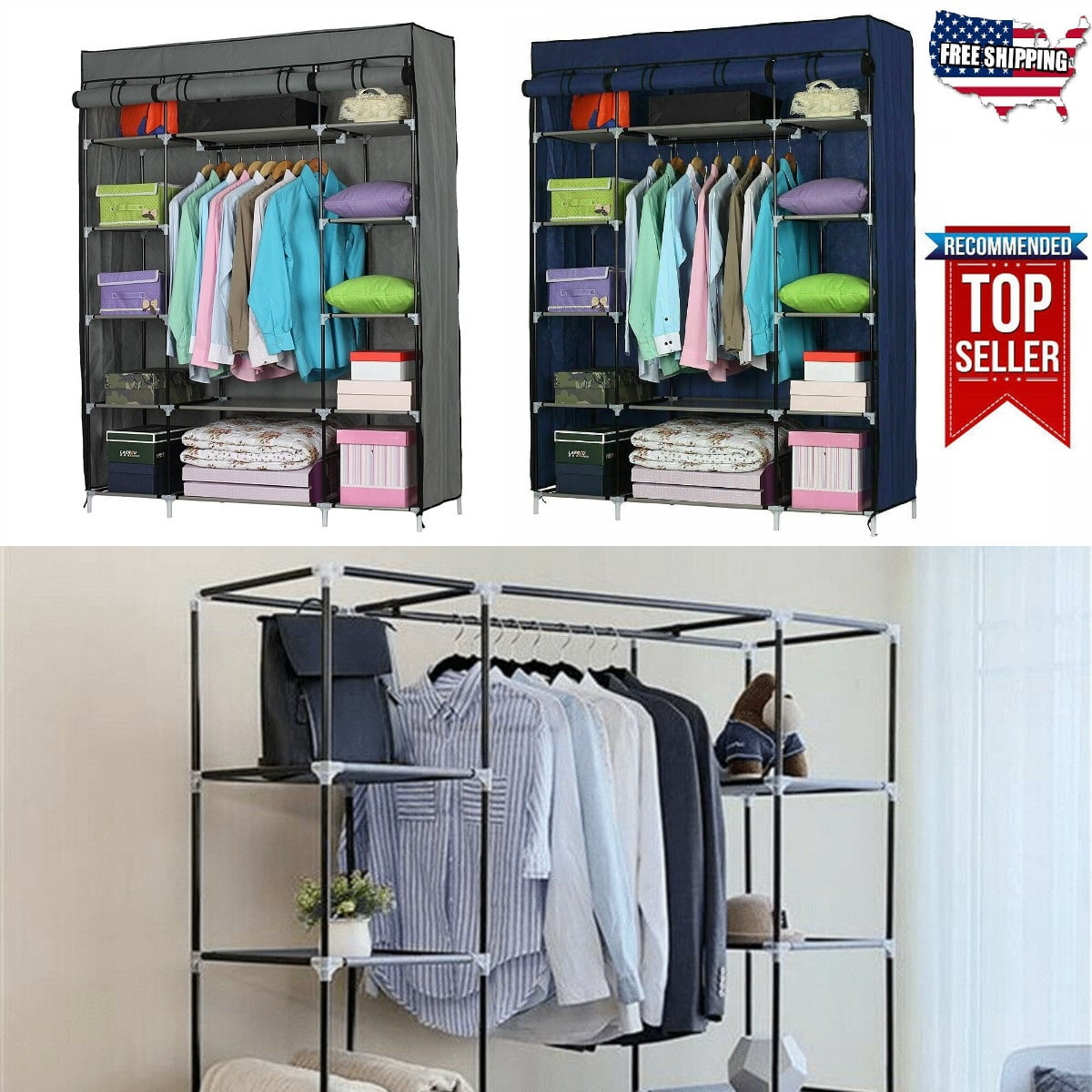 Wardrobe 2024 closet walmart