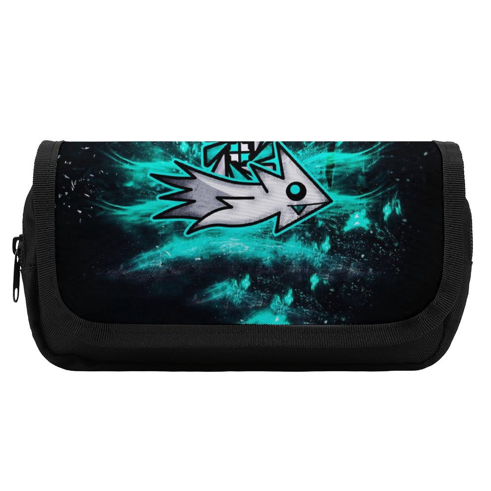 Ship Geometry Dash Game Pencil Case Large Capacity Pencilcase Double ...