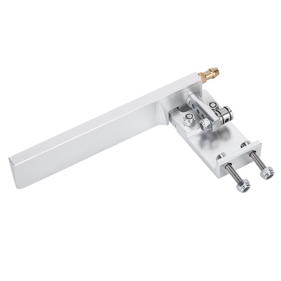 Ship Model Aluminium Alloy Suction Water Rudder RC Boat Semiimmersed Boat 95mm Silver